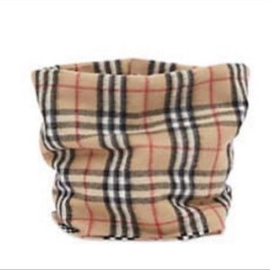 Burberry Vintage Check Cashmere scarf Snood new